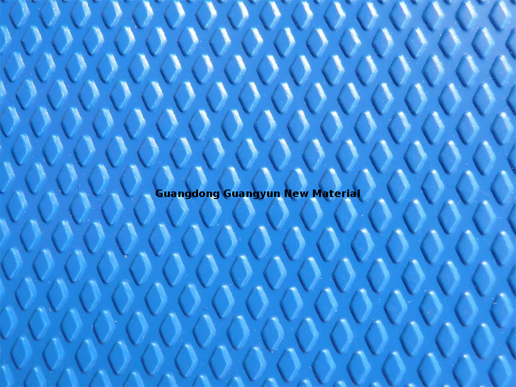 Stucco embossed aluminium coil surface texture and manufacturing